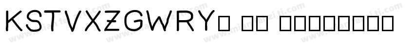 KSTVXZGWRY0 34 60字体转换